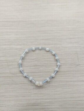 Cute Blue And White Bracelet